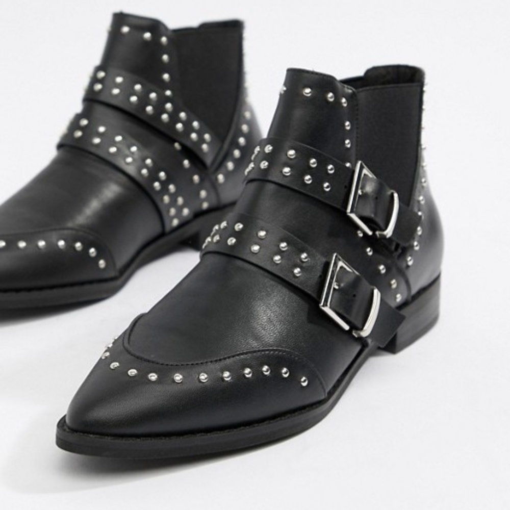 ASOS Alas Studded Booties